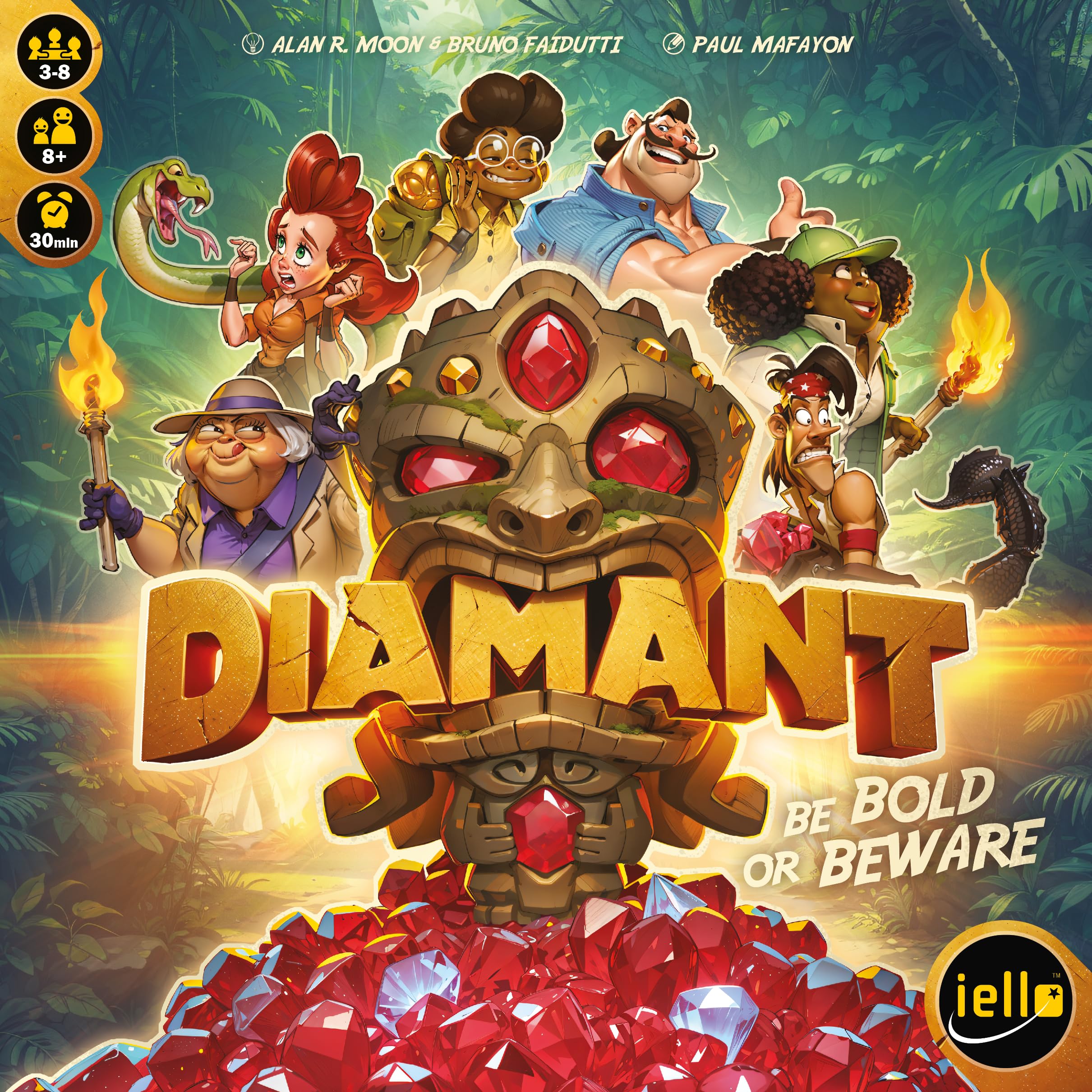 Iello | Diamant | Board Game | Ages 8+ | 3-8 Players | 30+ Minutes Playing Time