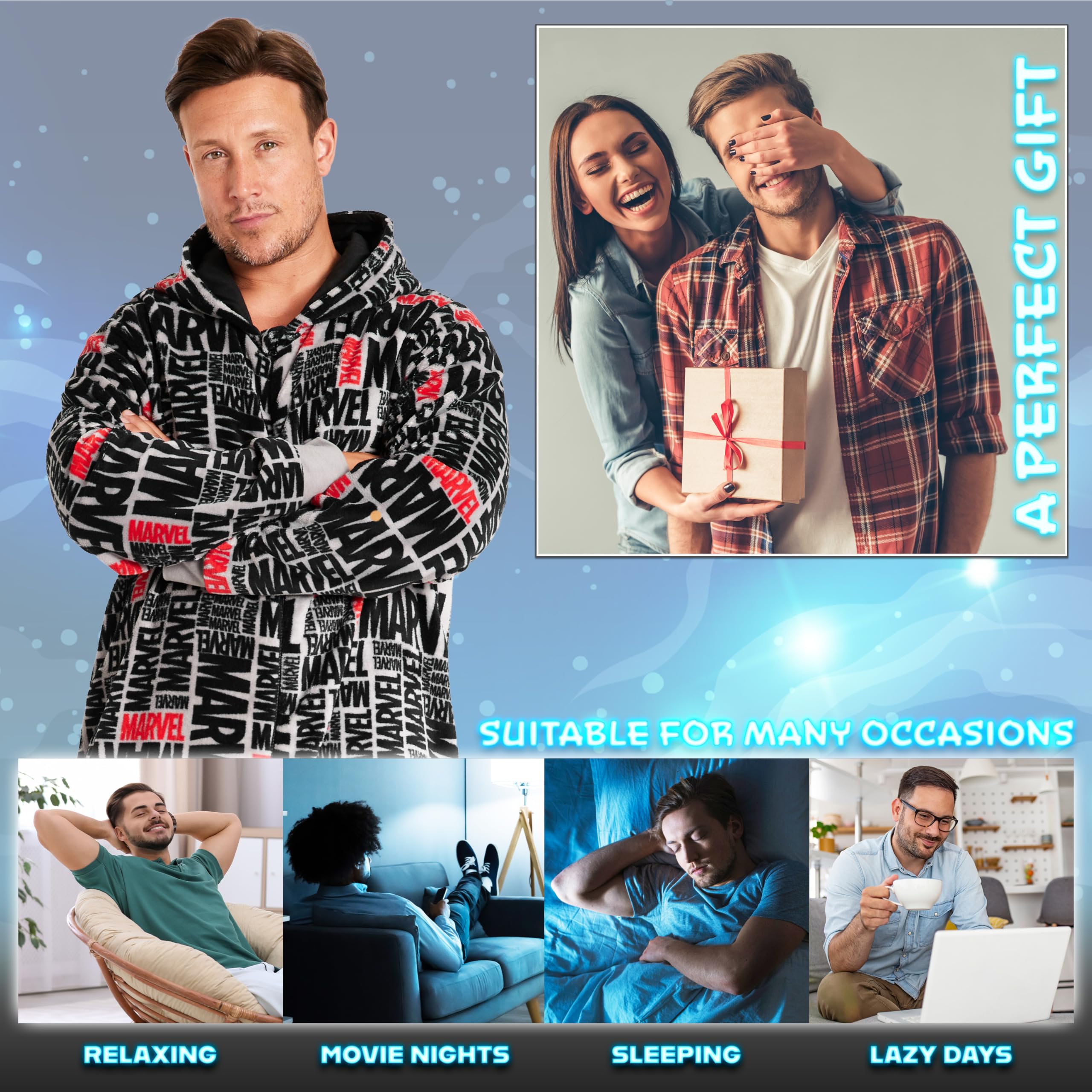 Marvel Fleece Pajama Grenouillère Adulte Homme