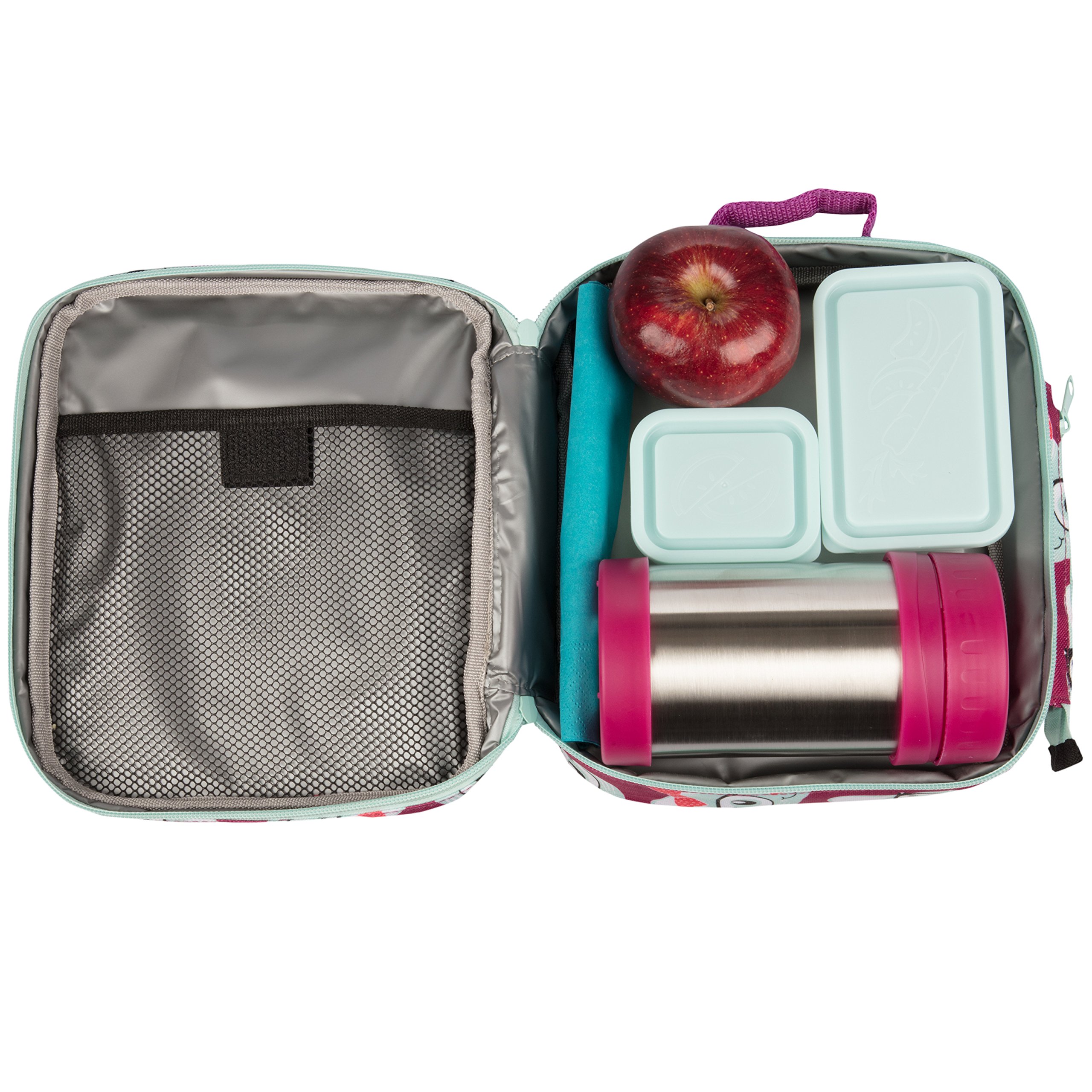 Buy Bentology Insulated Lunch Box w Snack Pocket & Water Bottle Holder