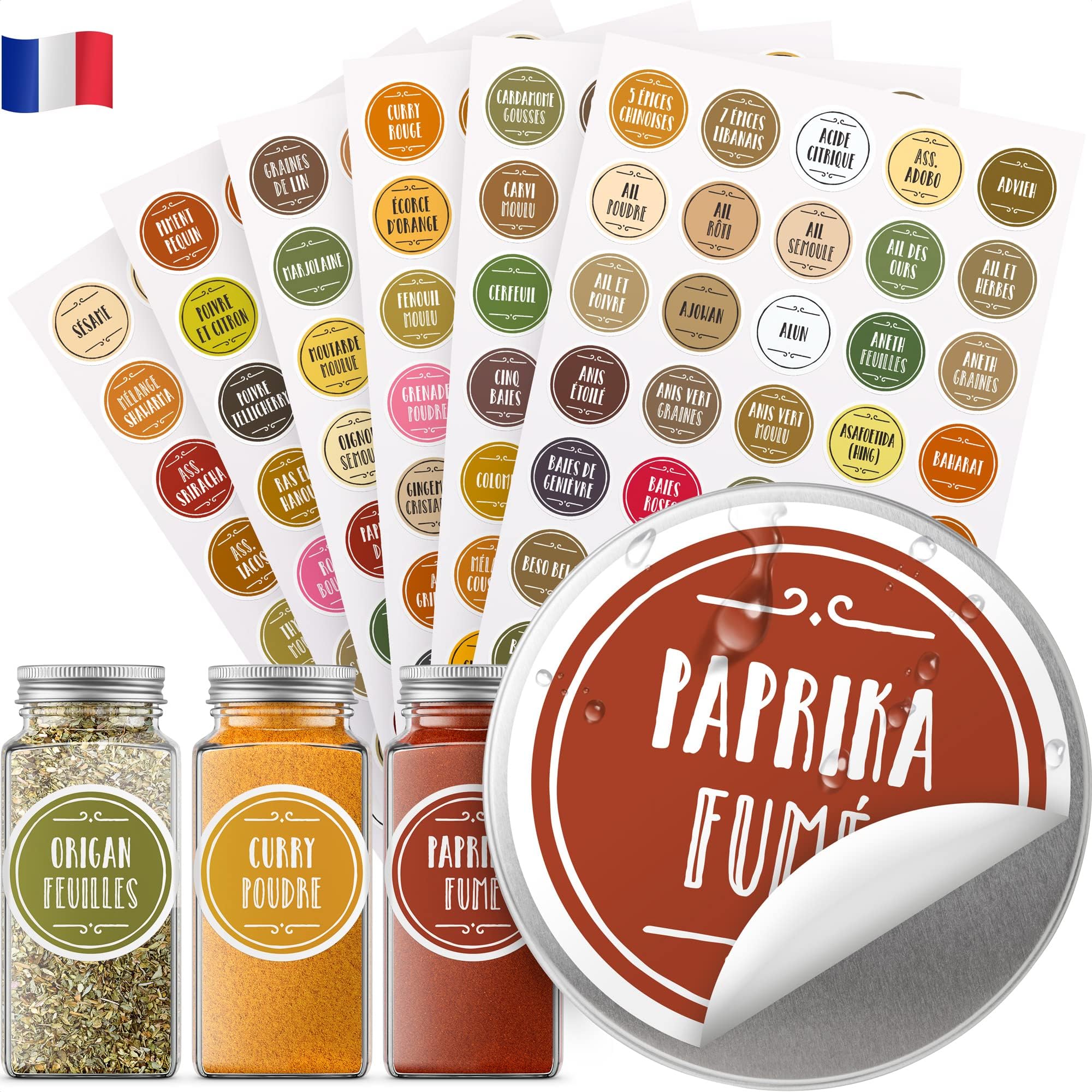1000 Pcs Étiquettes Autocollantes Blanches, Étiquettes Autocollantes De Cuisine Tiquettes Autocollantes Blanches Pour Rangement De Bureau Et De Cuisine 6030mm 67524613
