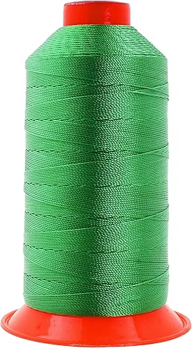 Miniatura 259 de Mandala Crafts Hilos de coser resistentes de nailon consolidado, hilo para tejer jeans de cuero, hilos de tapicería marina al aire libre, Beige