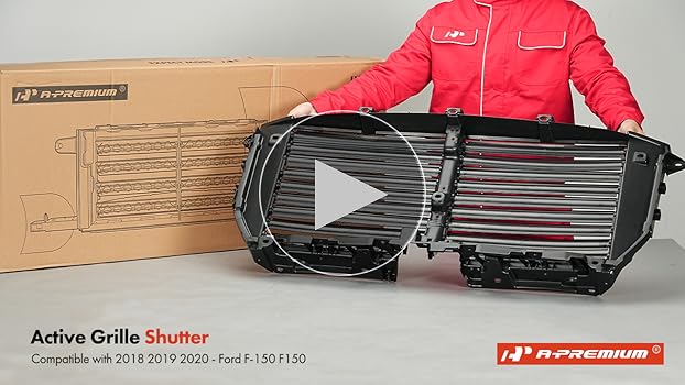 Amazon.com: A-Premium Upper Radiator Grille Air Shutter