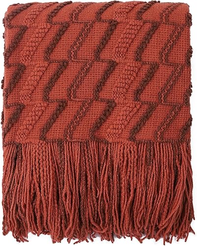 Manta de punto, 50 x 60 pulgadas, mantas texturizadas para sofá, cama, sofá, viajes, manta tejida de punto para mujeres, hombres y niños, manta