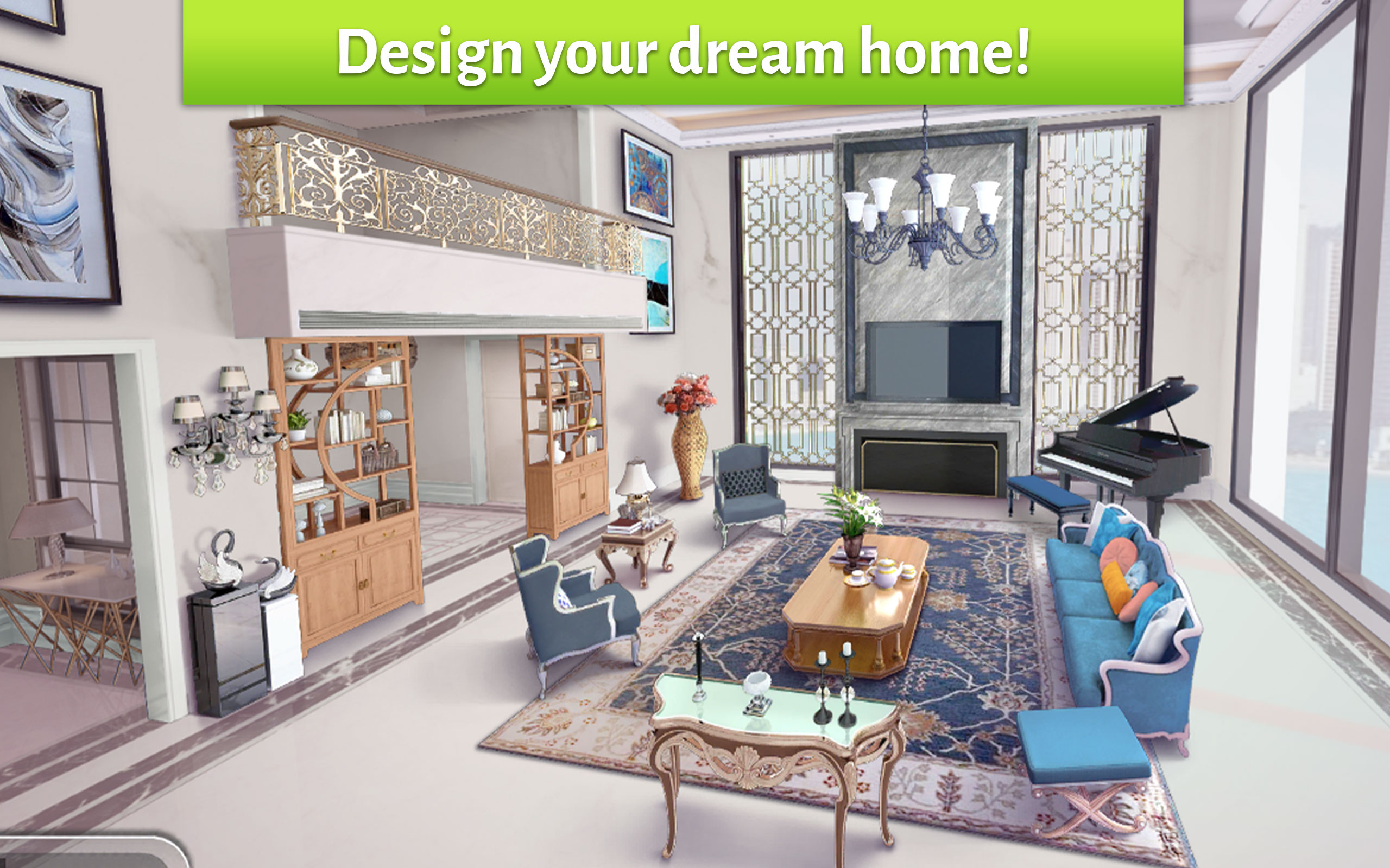 Home Designer Blast Match and Dream Home Makeover App on