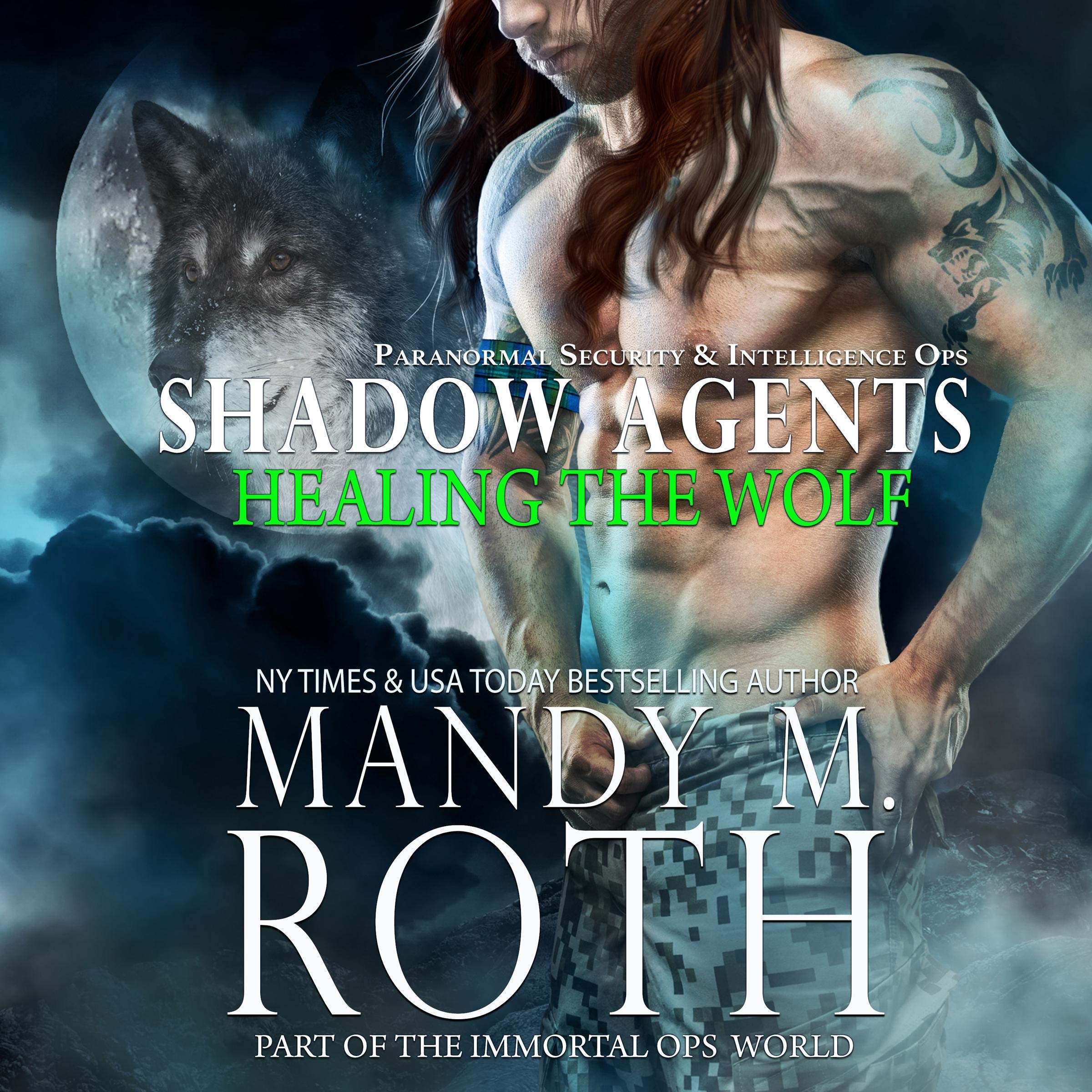Cover art for Healing the Wolf: Paranormal Security and Intelligence Ops Shadow Agents