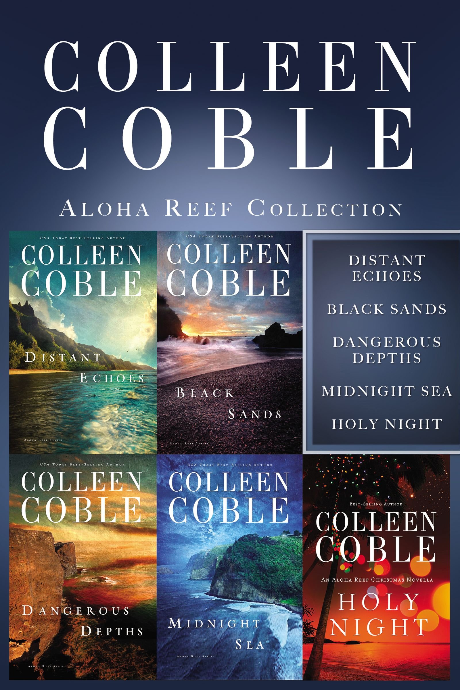 The Aloha Reef Collection: Distant Echoes, Black Sands, Dangerous Depths, Midnight Sea, and Holy Night (Aloha Reef Series)