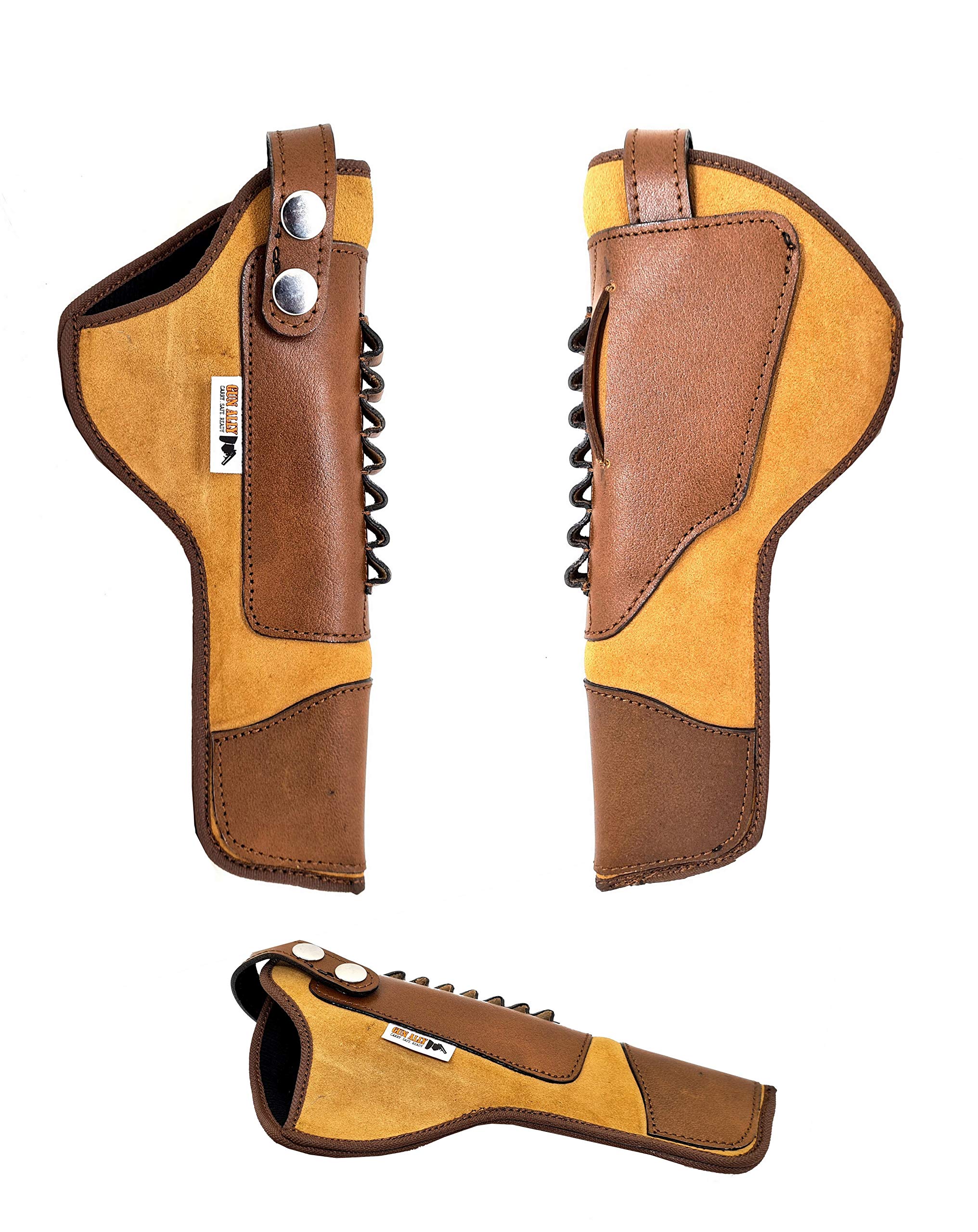 Gizmoway GunAlly Leather Revolver Holster for 5 or 6 Inch Barrel Like Webley,Smith Wesson Similar Size (B08GXXNMMH) Amazon Price History, Amazon Price Tracker