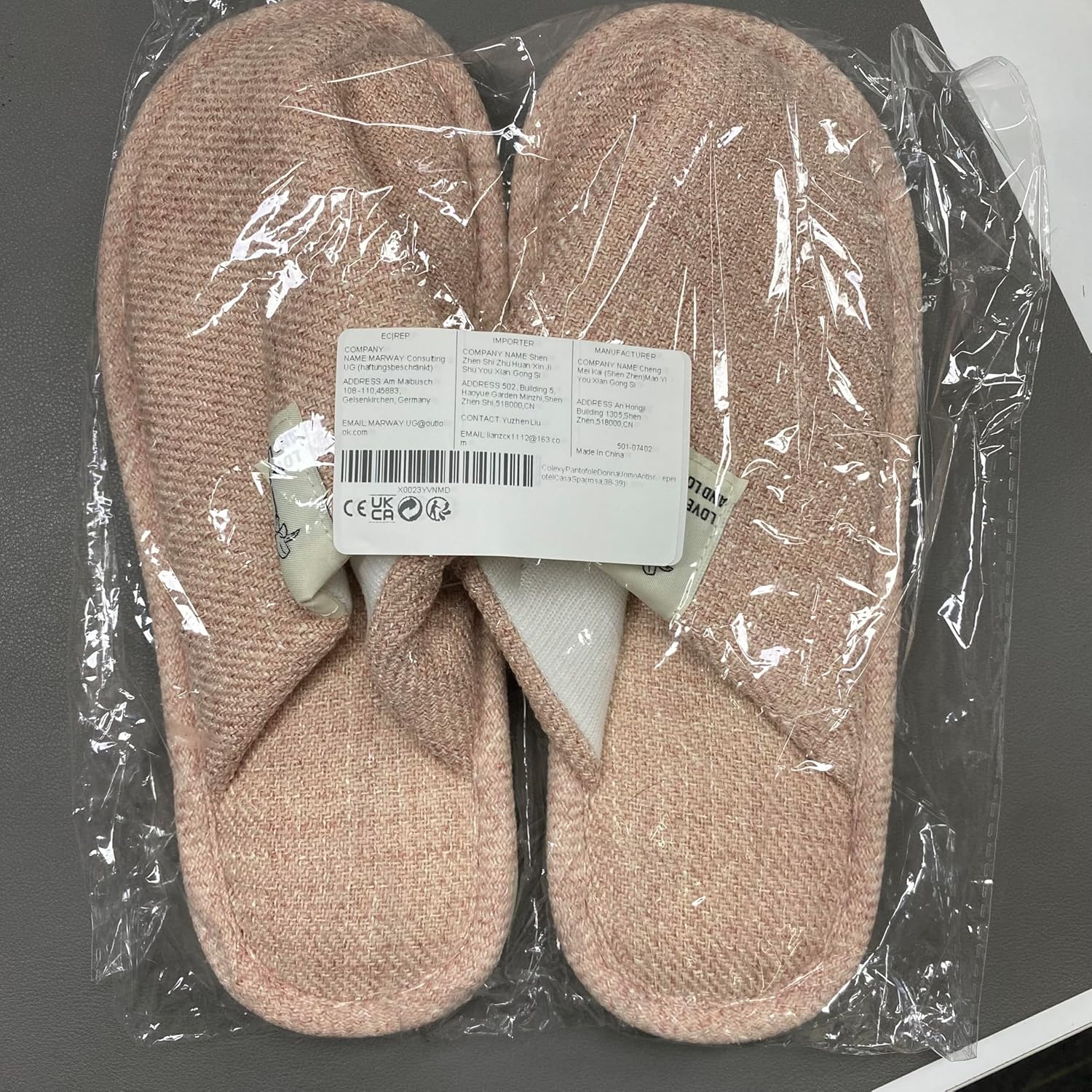 Colexy Women's Men's Slippers, Cotton Linen Comfortable and Breathable Material Indoor Slippers Washable Guest Slippers Autumn Winter Slippers for Hotel Casa Spa 9 916nirLgt7L. AC SL1500