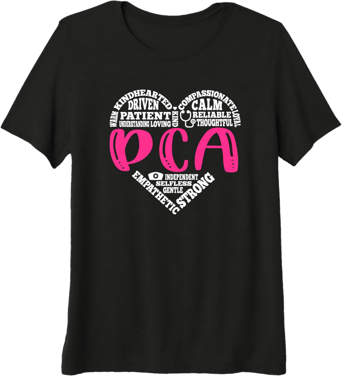 PCA Nurse Love Nursing Students CNA RN Life Nurse Week Gifts Premium Tri-Blend T-Shirt - Image 1 of 2