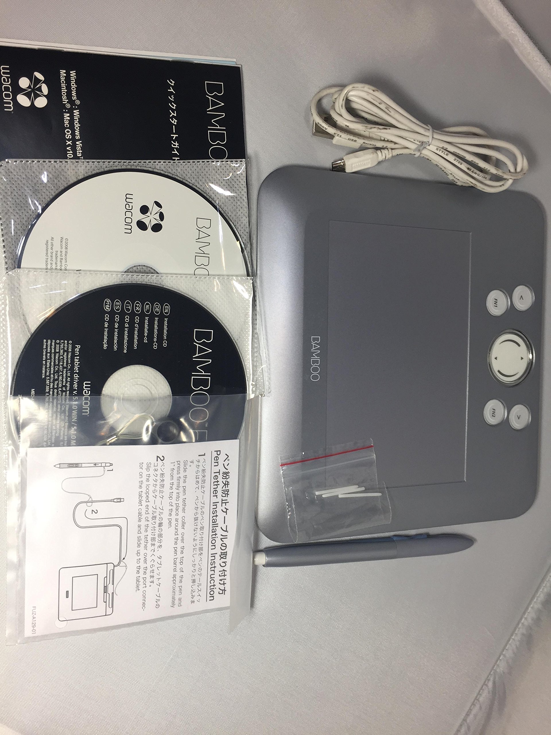 Amazon.co.jp: Wacom Bamboo Fun CTE-450/S0 : パソコン・周辺機器
