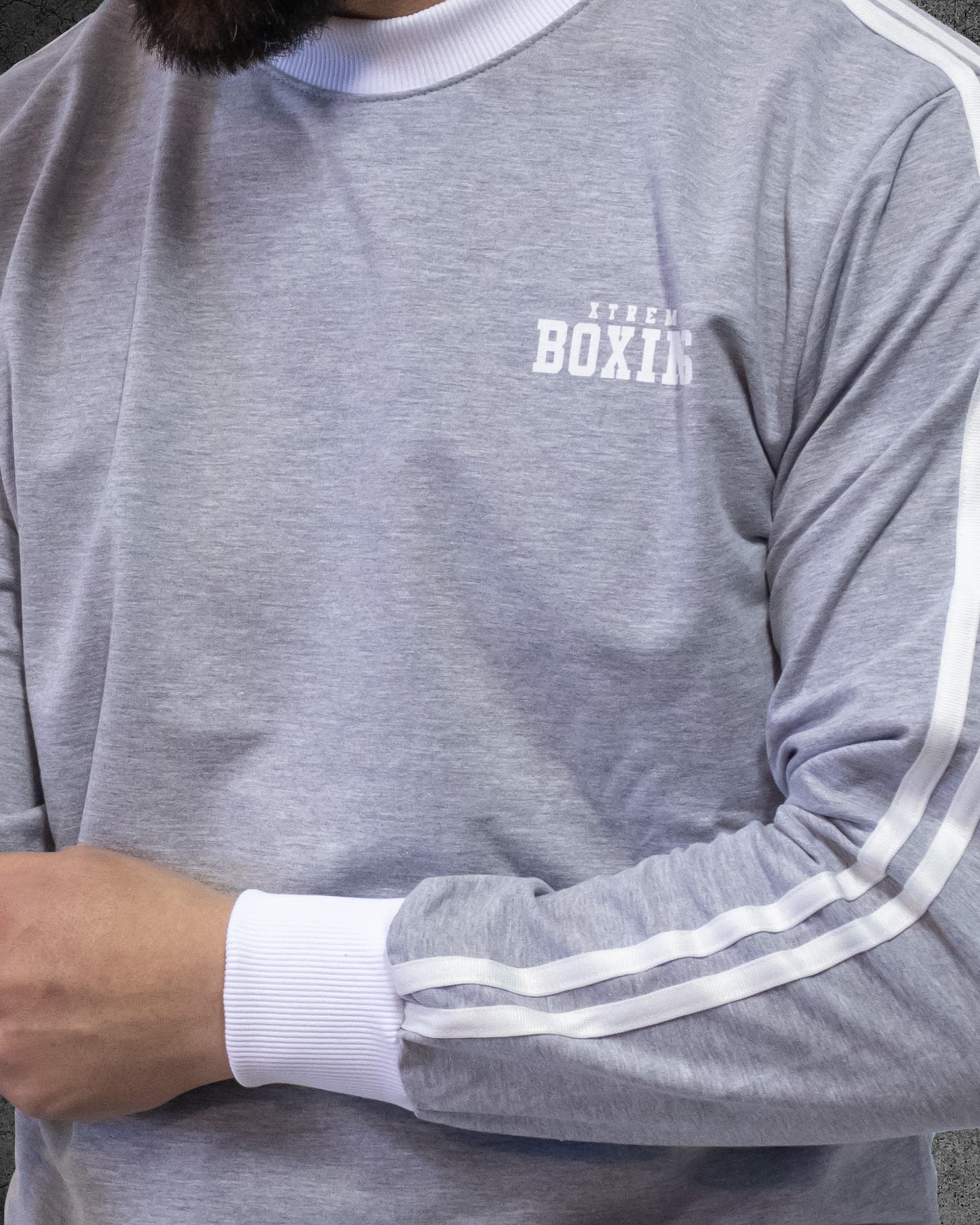 Lekka bawełniana bluza z okrągłym dekoltem, lekki sweter męski z bawełny, sportowy, dom, siłownia, jogging, wypoczynek XF206PC