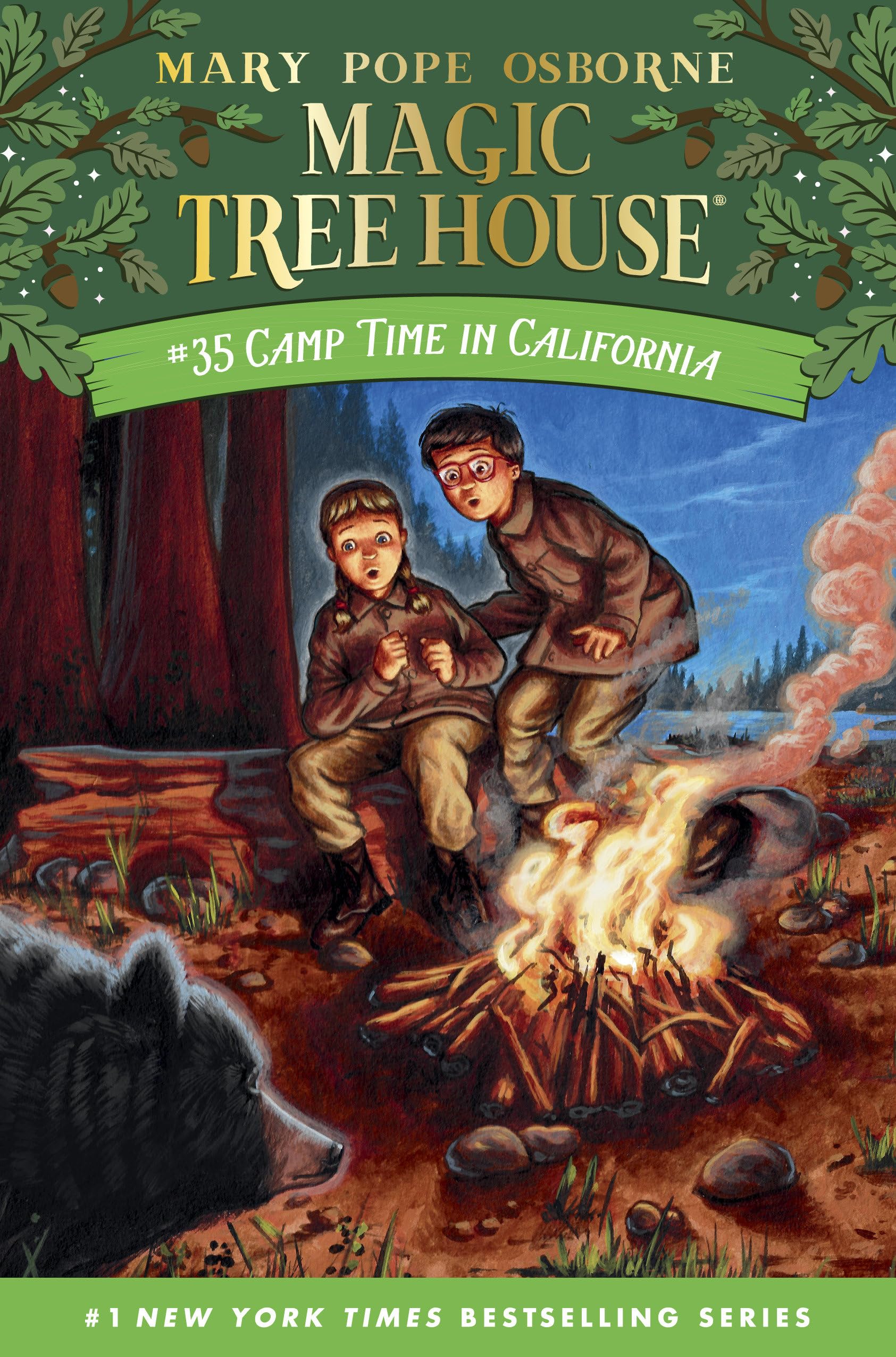 Camp Time in California (Magic Tree House)