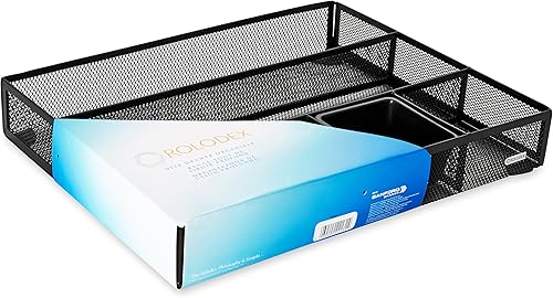Miniatura 4 de Cajón organizador Rolodex Mesh Colelction, negro (22131), Negro Paquete de 1