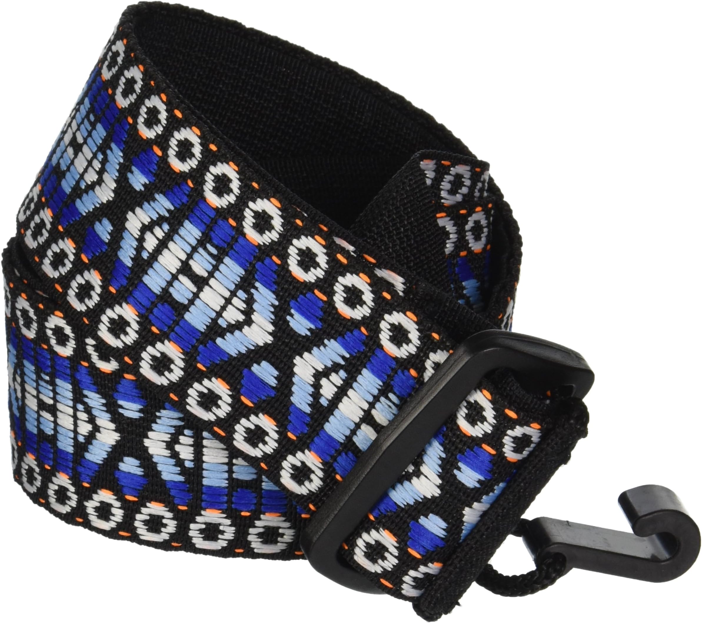 Performance Plus GS5-BL Classical Guitar/Ukulele Strap, Woven Tapestry/Hootenanny Patterns, GS5-BL - Midnight Sky Blue
