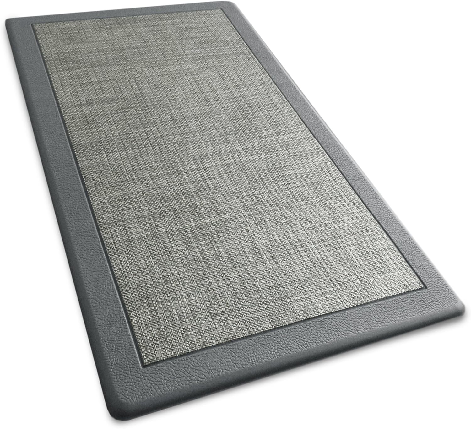 iCustomRug Ergonomic Anti Fatigue Mat, for Comfortable Standing in Kitchen, Bathroom, Workstation Memory Foam Mat in Stone 39"×20"×0.50" (L×W×H)