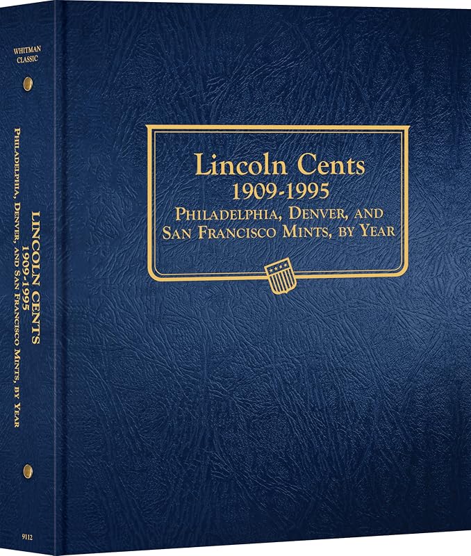 Álbum de monedas Whitman Classic® - Lincoln Cents Volumen n.º 1: 1909-1995 (P, D y S Mints)