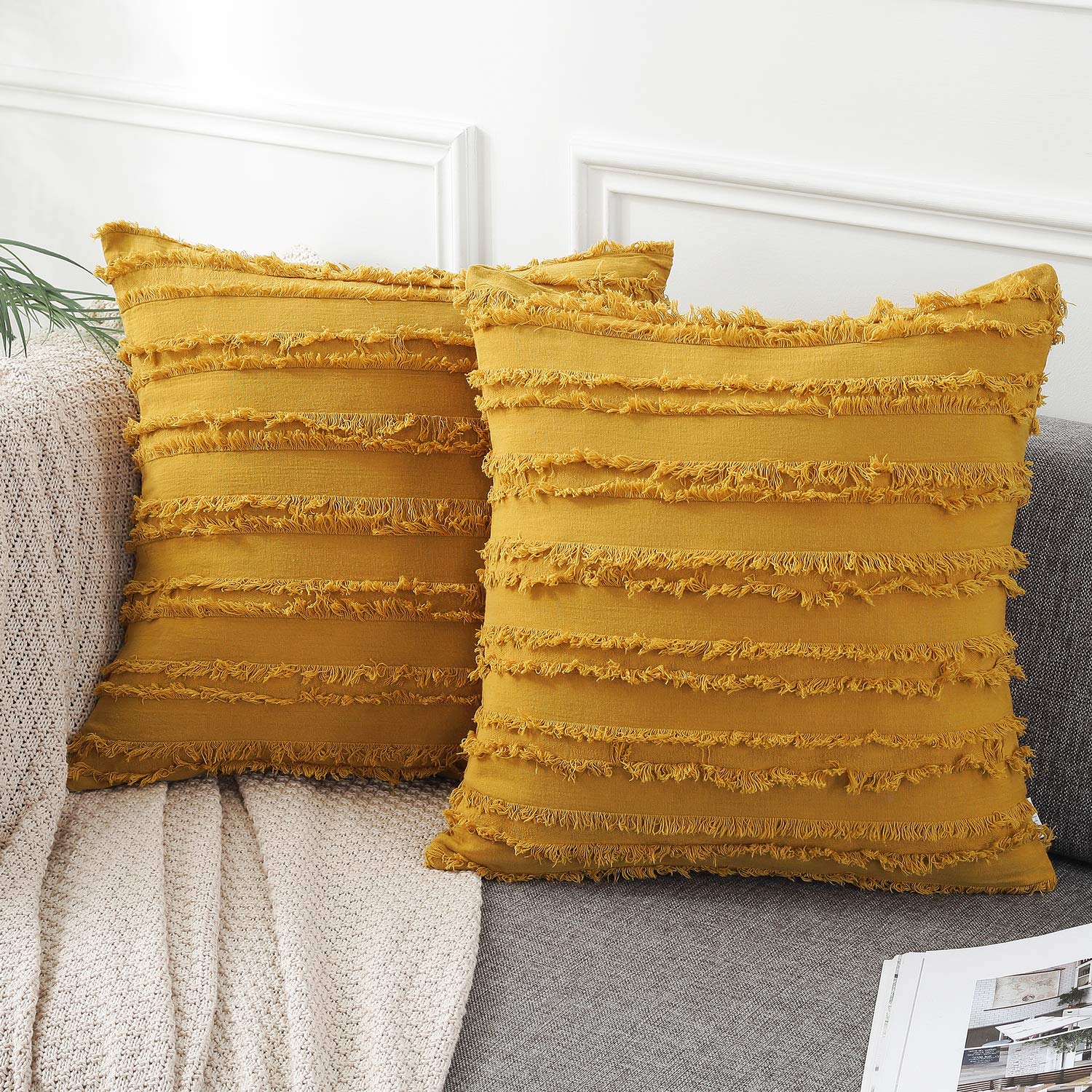 Crochet Pillow Boho EMBROIDERY & ORIGAMI