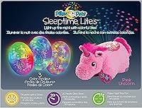Vista 6 de Pillow Pets Colorful Pink Unicorn Sleeptime Lite 11" Stuffed Animal Plush Nightlight