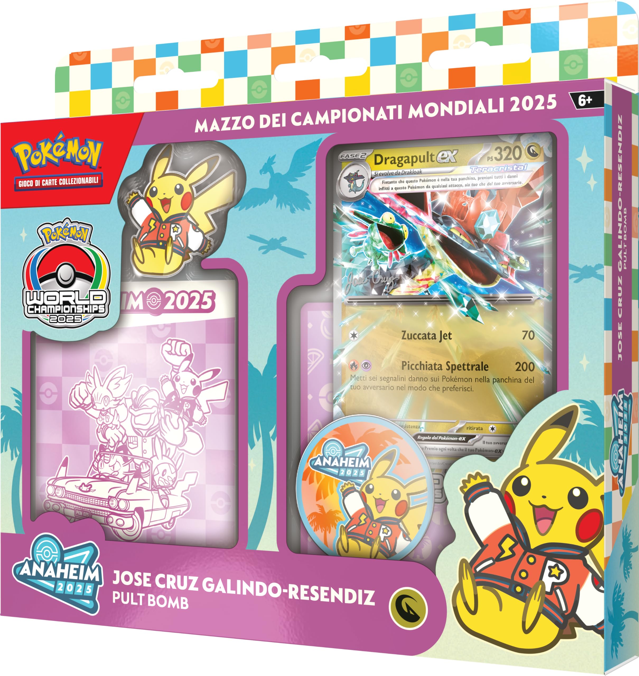 Pokémon: mazzo dei Campionati Mondiali 2025 del GCC Pokémon (Jose Cruz Galindo-Resendiz), Edizione in Italiano
