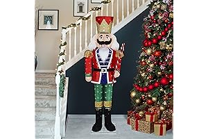 VEIKOU 4ft Nutcracker Christmas Outdoor Decorations
