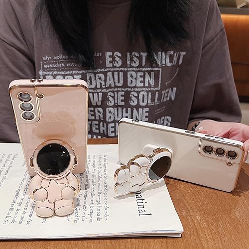 Miniatura 4 de Hug The Stars - Funda chapada con soporte invisible, a prueba de caídas para Samsung Galaxy A14 A32 A33 A34 A42 A50 A50S A30S A51 A52 A53 A53 A54