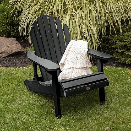 Vista 6 de Highwood Hamilton Adirondack - Silla plegable y reclinable, Adulto Negro