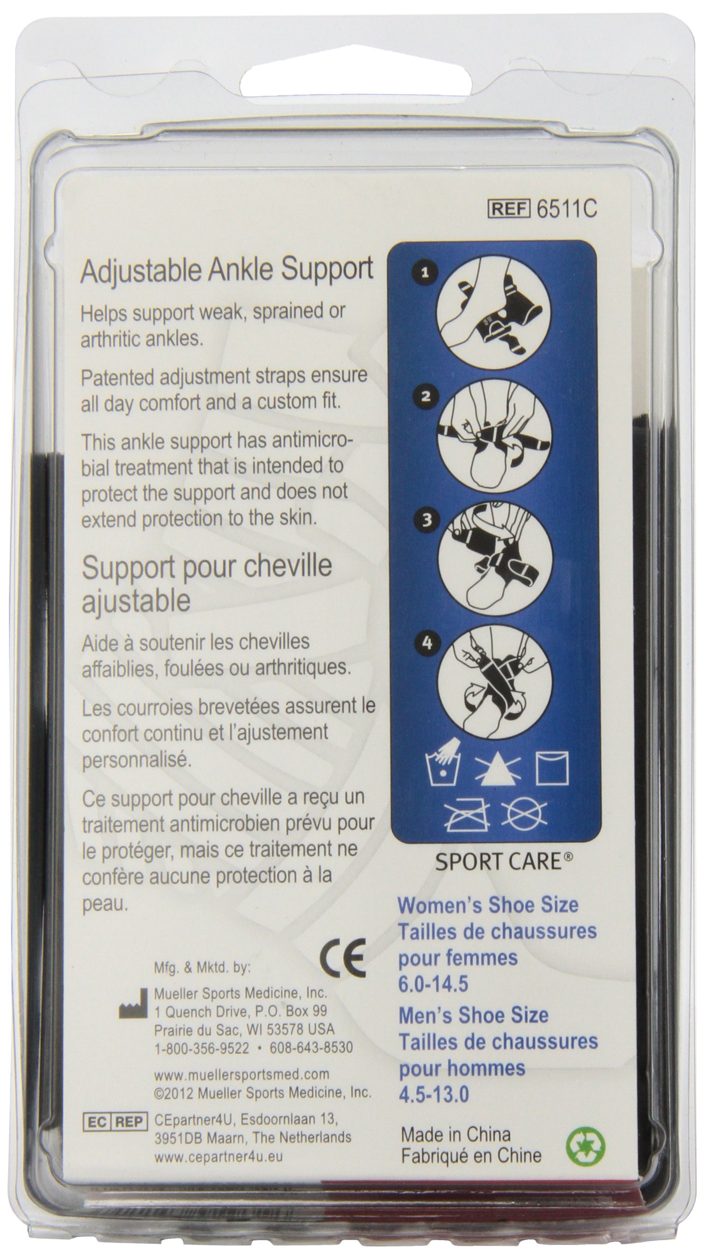 Mueller Sport Ankle Support regolabile