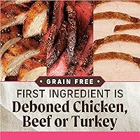 Vista 6 de Merrick Lil' Plates Petite Pates Premium - Alimento húmedo para perros sin granos, paquete variado de carne de res natural, pollo, pavo, paquete