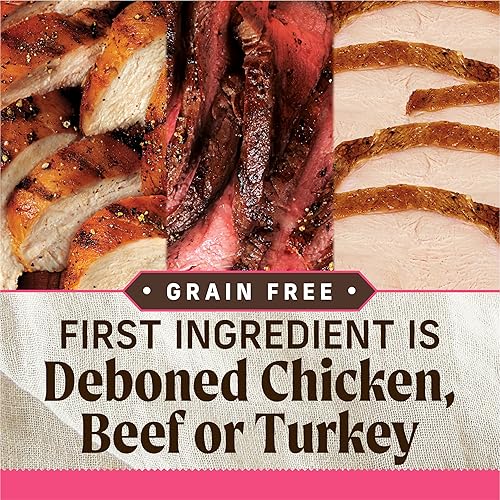 Miniatura 6 de Merrick Lil' Plates Petite Pates Premium - Alimento húmedo para perros sin granos, paquete variado de carne de res natural, pollo, pavo, paquete de