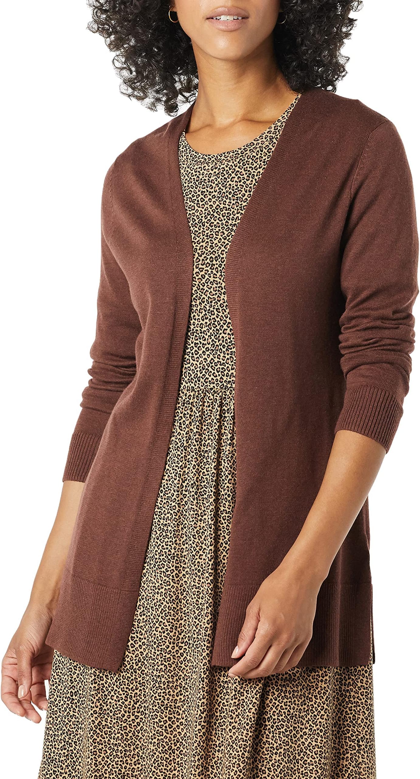 Amazon Essentials Women's Lightweight Long Sleeve Open-Front Cardigan Sweater (Available in Plus Size)
