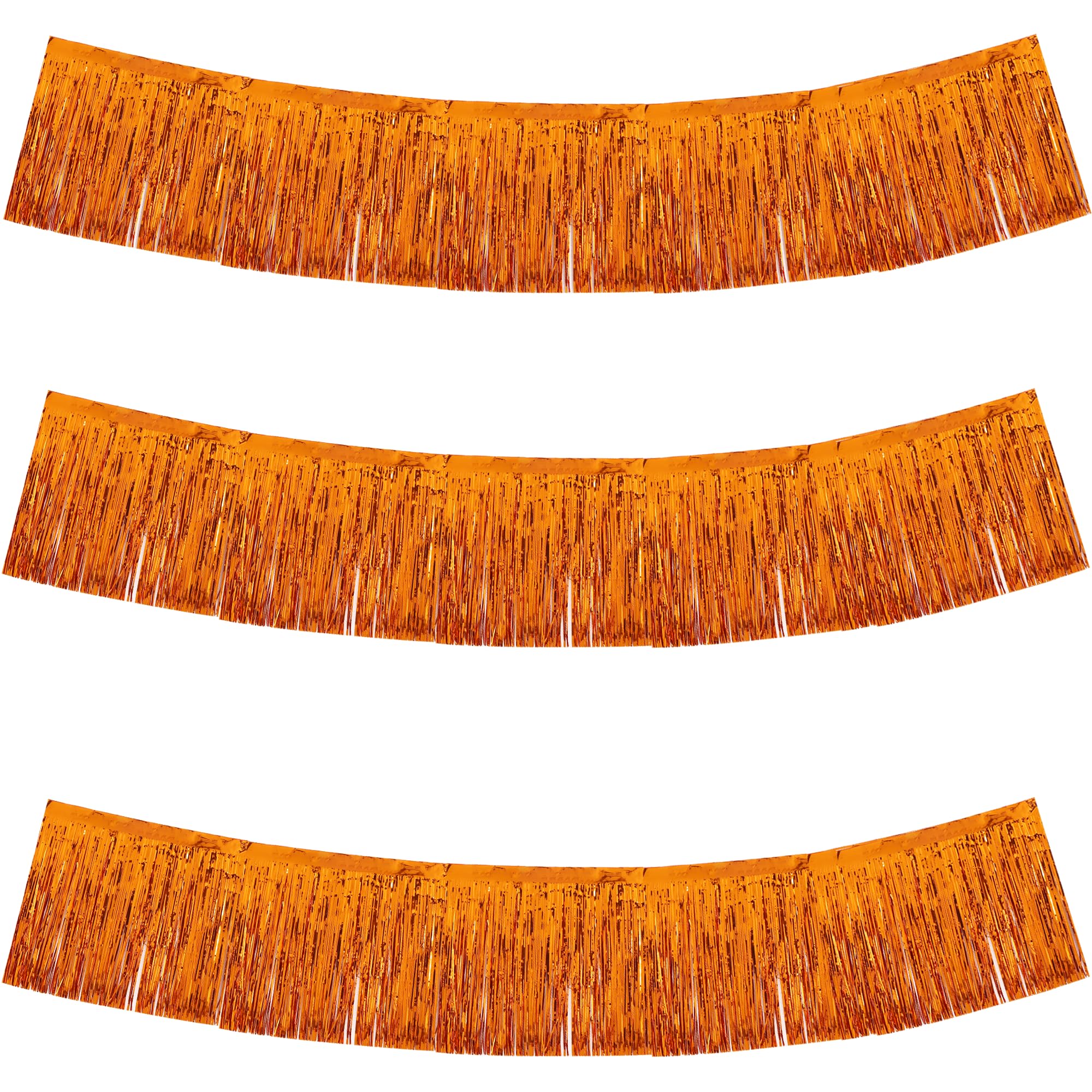 BEISHIDA Bronze Garland Banner 3Pack 30ft Wall Tinsel Foil Streamers