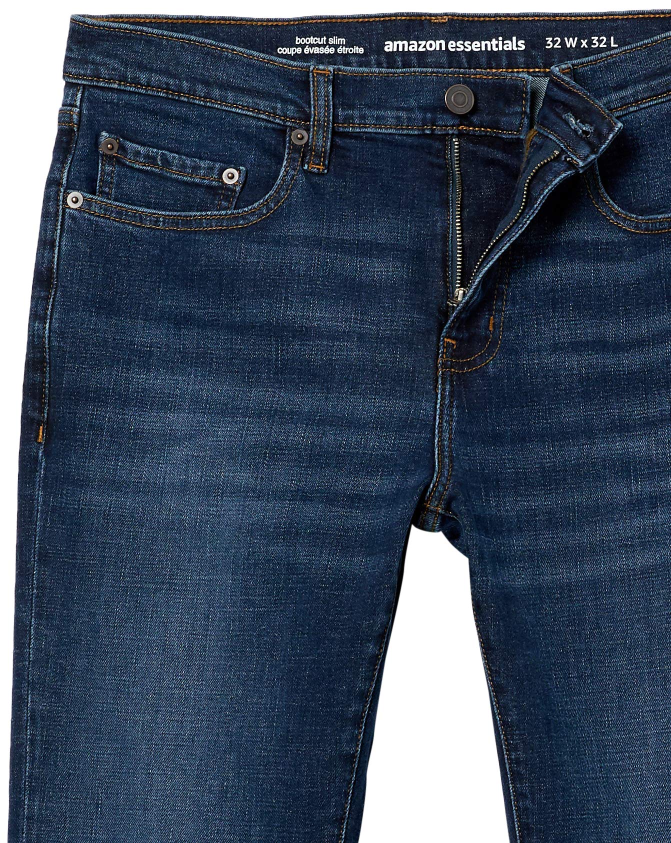 Amazon Essentials Jeans Slim Fit Elasticizzati, Bootcut - colori fuori produzione Uomo