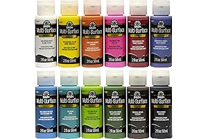 FolkArt PROMO830 Multi-Surface Acrylic Paint, including Wine Glasses