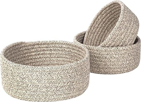 Set of 3 Cotton Rope Nesting Bowls