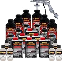 Vista 23 de Custom - Revestimiento protector de 1.5 galones (6 cuartos), para caja de camión,para rodillo, brocha o rociador con kit de aplicador de pincel