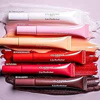 Vista 4 de Clarins Lip Perfector Peptide Plumping and Hydrating Lip Gloss Instant Shine With Sheer, Shimmer Finish Non-Sticky Texture with Vanilla Scent