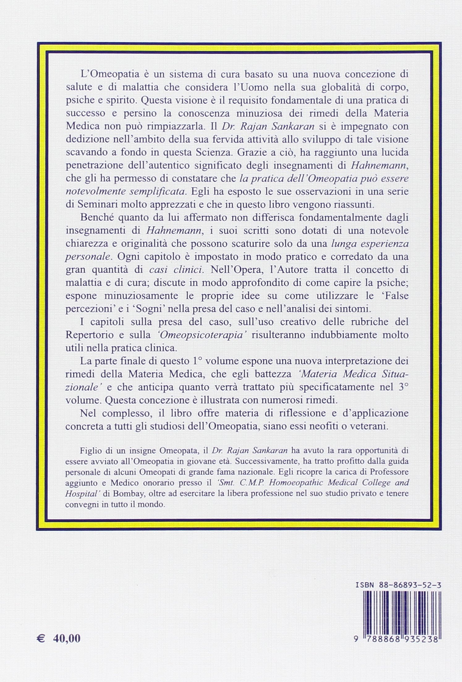 Lo spirito dell'omeopatia (Vol. 1)