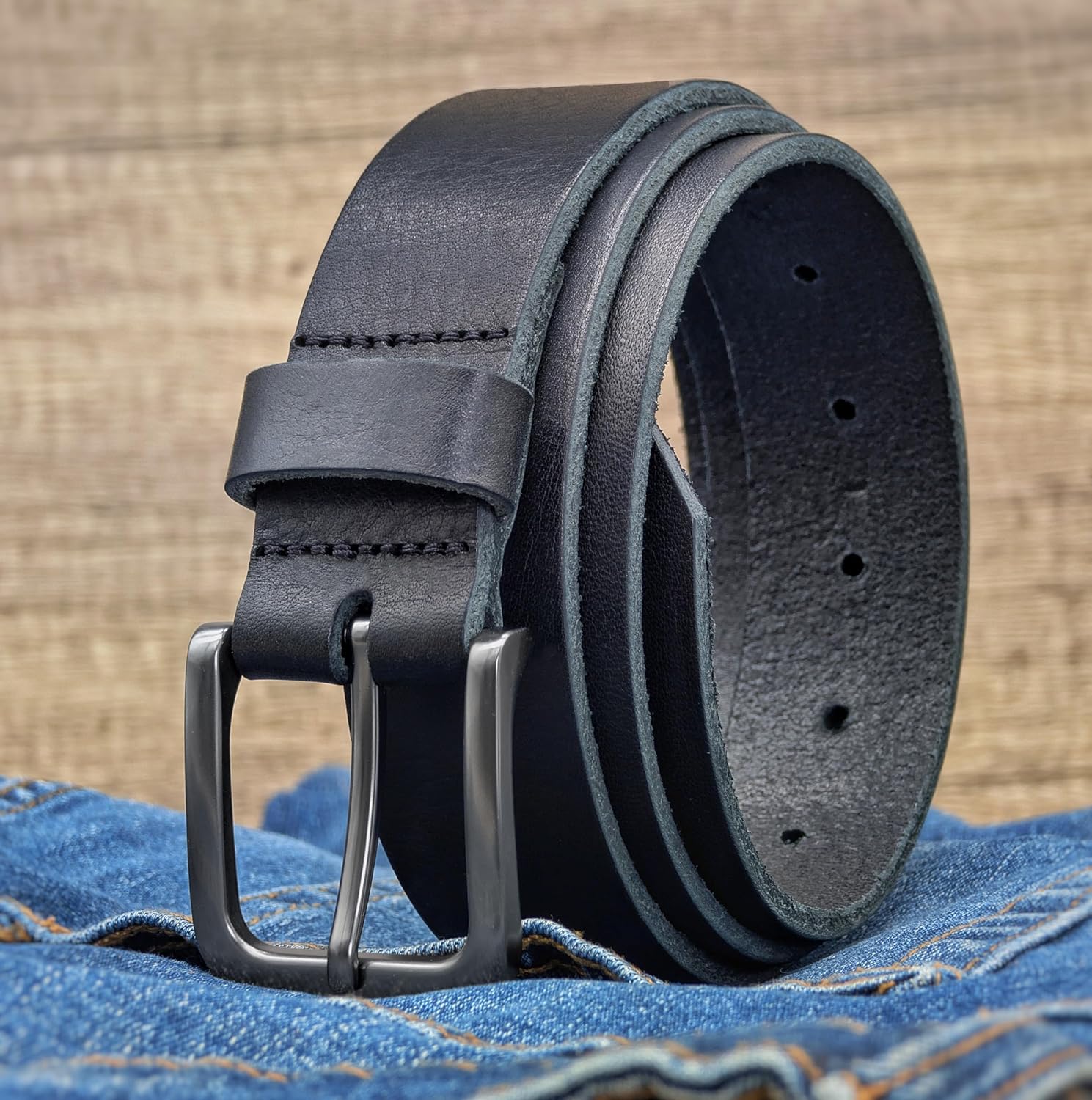 Ashford Ridge Italian Full Grain Leather 34mm Belt Made in England