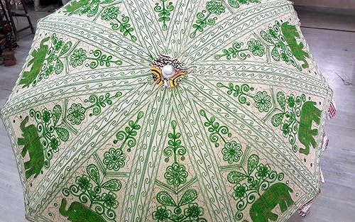 Miniatura 3 de Handmade Embriodery Decorative Garden Umbrella, Large Decorative Handcrafted Wedding Umbrellas, Umbrellas for beach Parasols