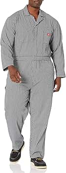 Amazon.com: Dickies Mens Hickory Stripe Coveralls, Rinsed Hickory