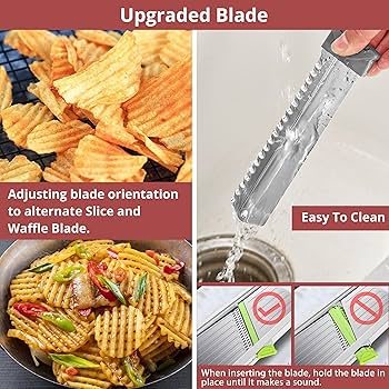 Amazon.com: 24-In-1 Mandoline Slicer for Kitchen with Waffle