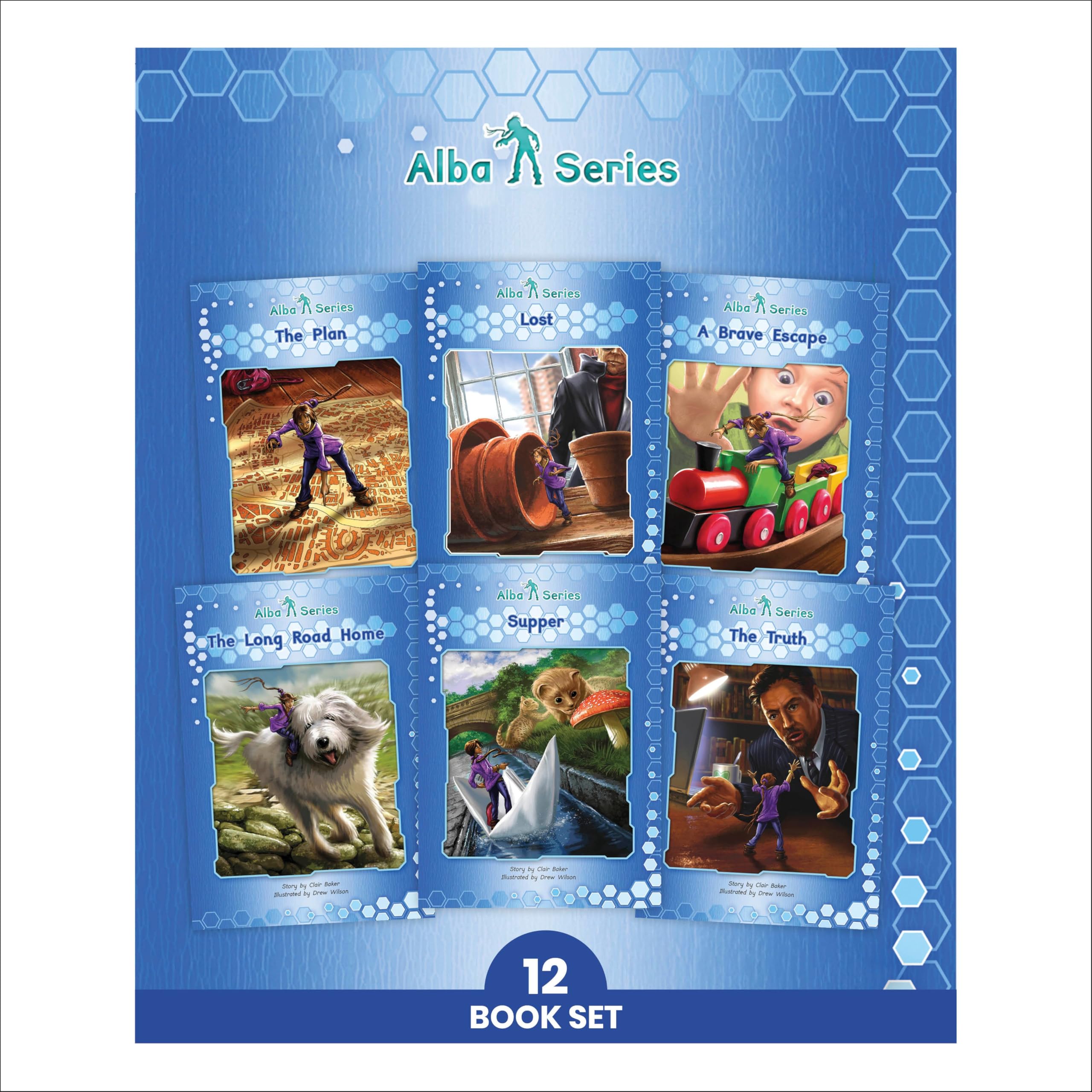Phonic Books Alba: Decodable Books for Older Readers (CVC, Consonant Blends and Consonant Teams, Alternative Spellings for Vowel Sounds - ai, ay, a-e, a) (Phonic Books Catch-Up Decodable Readers)