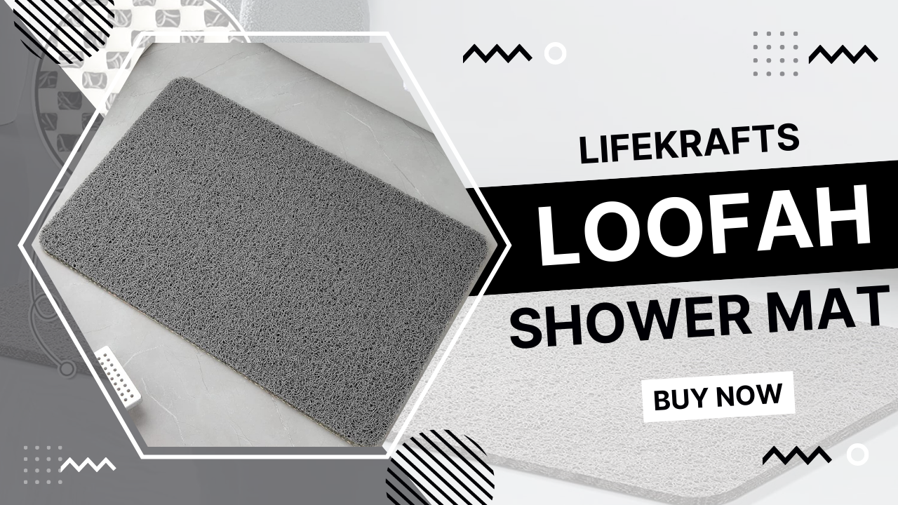 AntiSlip Loofah Bath Mat