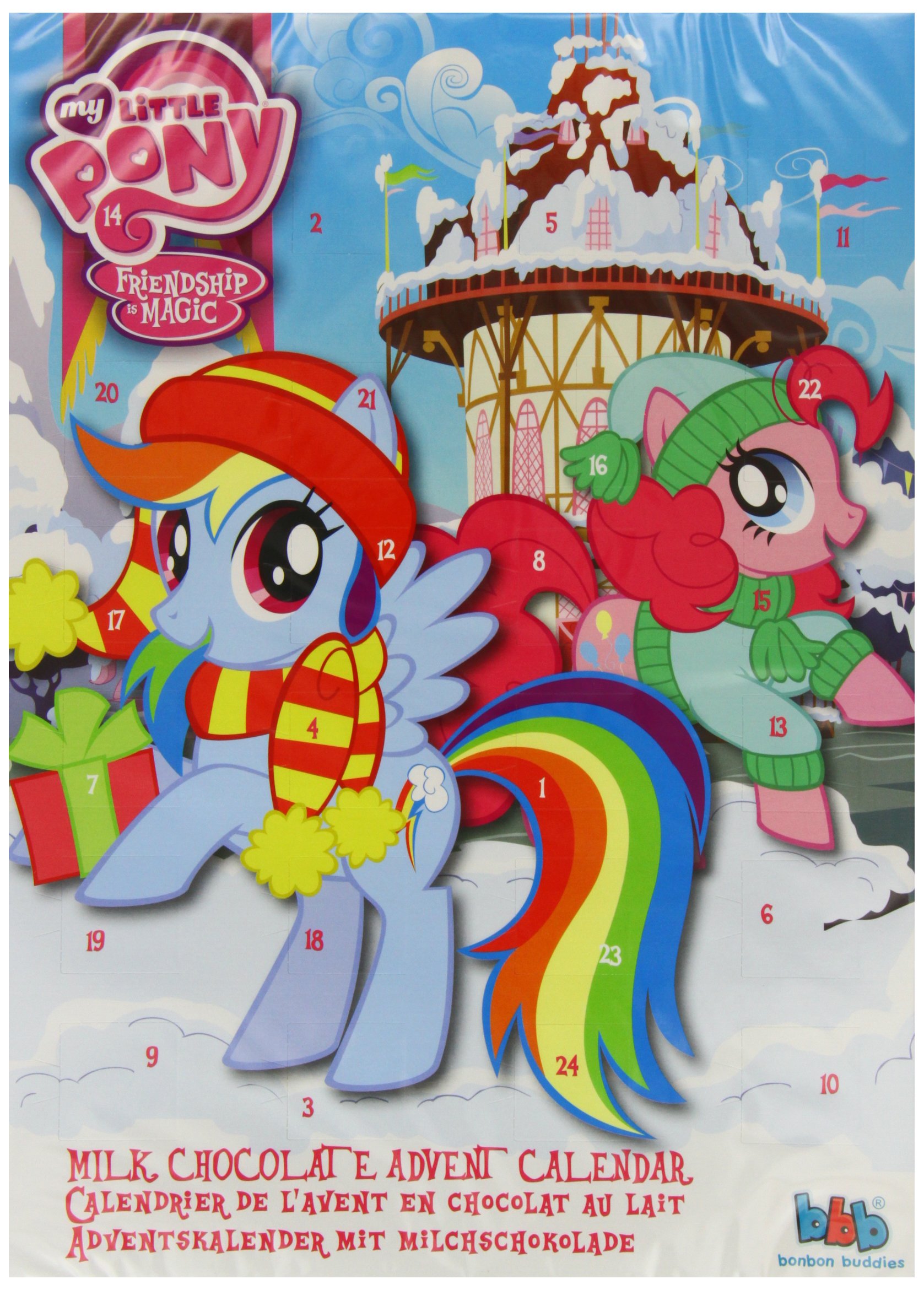 Bon Bon Buddies My Little Pony Chocolate Advent Calendar 65 g (Pack of 5)