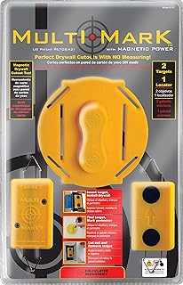 Calculated Industries 8115 Multi Mark Drywall Cutout Locator Tool – Powerful Rare-Earth Magnetic Targets (2) and Locator Kit