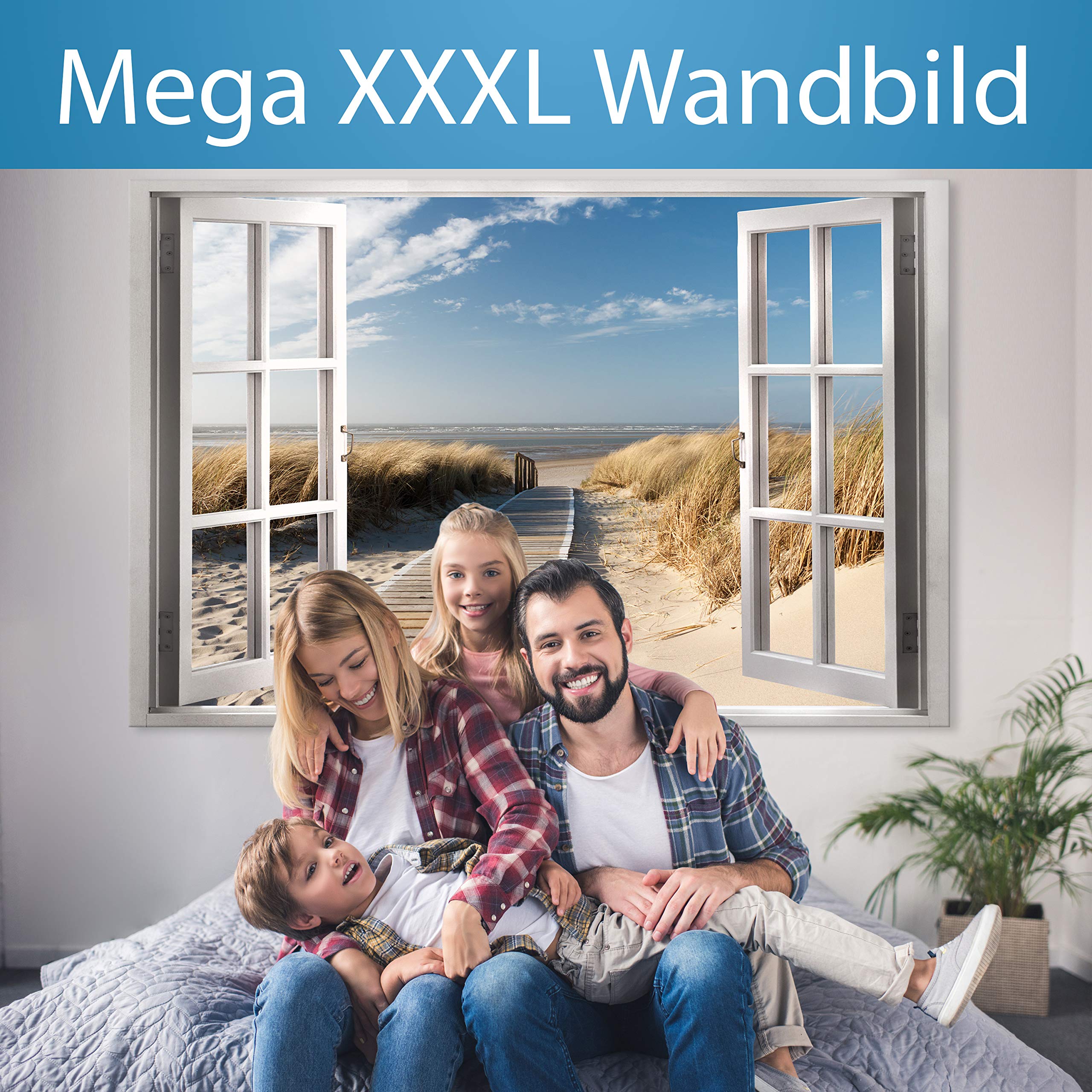 murando - Leinwandbild DIY Wohnung, Schlafzimmer, Wohnzimmer, Kunstdruck | Hochwertige Leinwand, sofort aufhängbar, ideal fürs Wohn- oder Schlafzimmer, wasserfest und lichtecht, langlebig, stilvoll