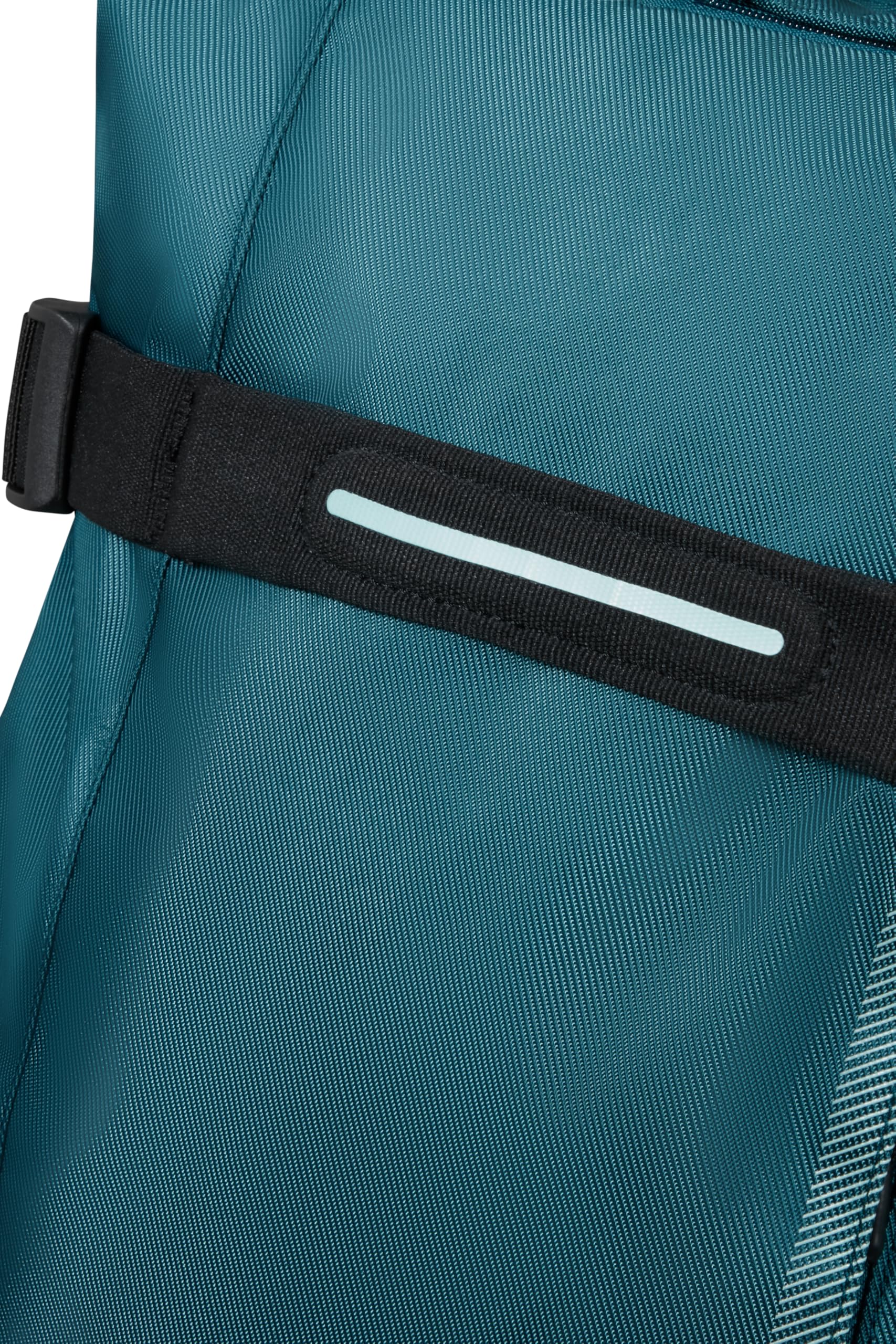 American Tourister Urban Track - Bolsa de Viaje con 2 Ruedas, 55 cm, Bolsa Ligera S con 2 Compartimentos y Cerradura TSA, 55 L, Ideal para Viajes Cortos - Blau (Totally Teal)