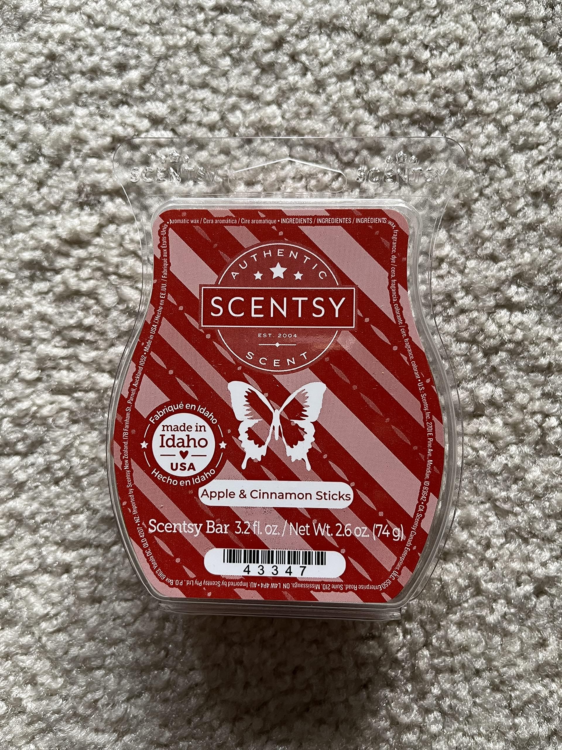 ScentsyAPPLE & CINNAMON STICKS SCENTSY WAX BAR FOR WARMER
