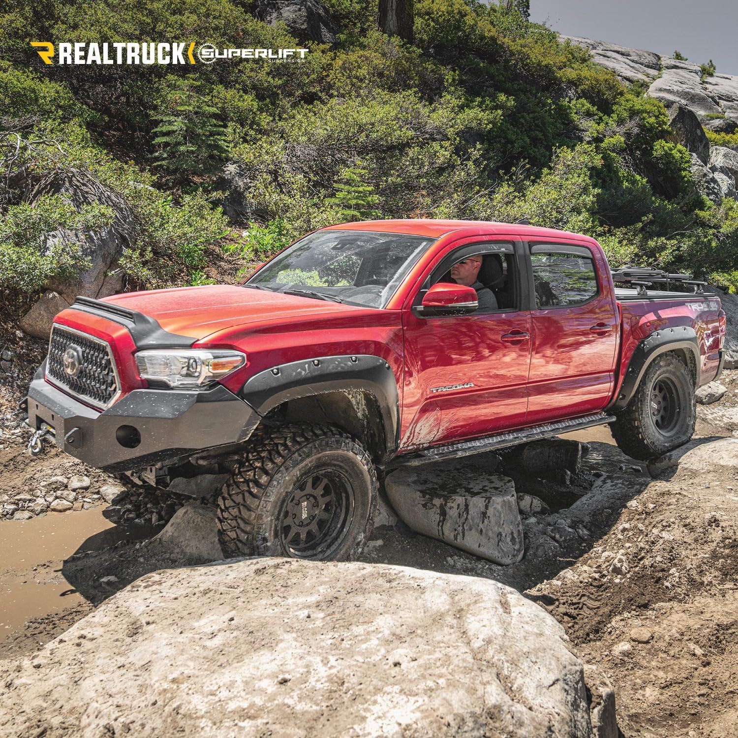 RealTruck SUPERLIFT SUSPENSION 2" Leveling Kit for Toyota Tacoma | Complete Kit | 40055 | Fits 2024 Toyota Tacoma 4WD Doesn't fit TRD Pro or TrailHunter or with Adaptive Variable Suspension