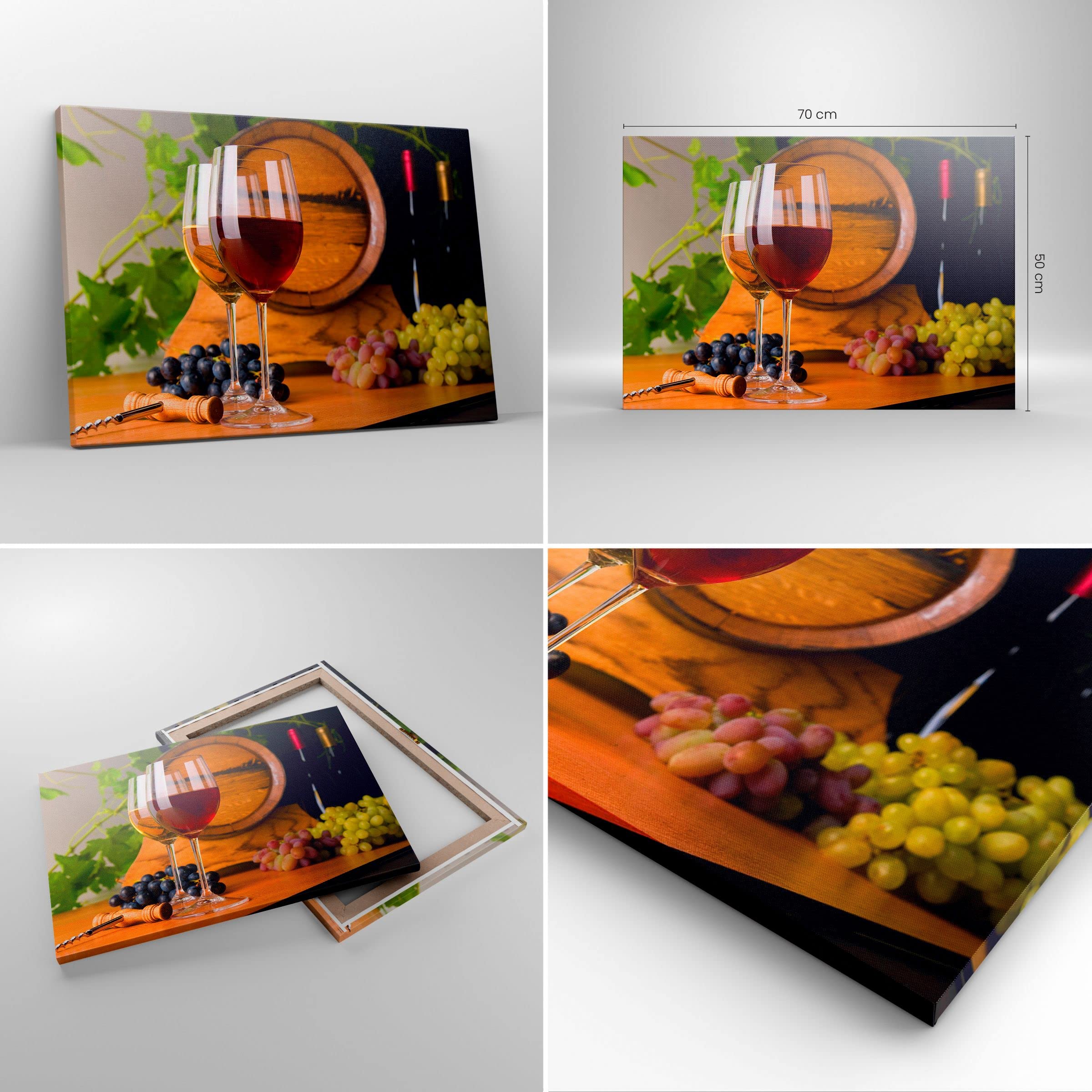 ARTTOR Moderno Quadro su Tela 70x50 cm Stampe da Parete Cucina - 2238